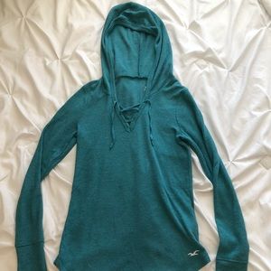 Blue Hollister Hoodie Shirt